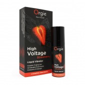 Жидкий вибратор Orgie High Voltage Strawberry - 15 мл. - ORGIE - купить с доставкой в Элисте