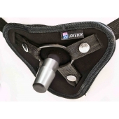 Страпон с 2 насадками и вибрацией UniStrap - 20 и 18 см. - LOVETOY (А-Полимер) - купить с доставкой в Элисте