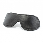 Кожаная маска на глаза - БДСМ Арсенал - купить с доставкой в Элисте