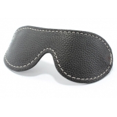 Кожаная маска на глаза - БДСМ Арсенал - купить с доставкой в Элисте