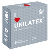 Презервативы с точками Unilatex Dotted - 3 шт. - Unilatex - купить с доставкой в Элисте