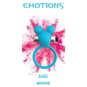 Голубое эрекционное виброколечко Emotions Minnie Breeze - Lola Games - в Элисте купить с доставкой