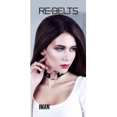 Чёрный чокер-кляп Iman Black - Rebelts - купить с доставкой в Элисте