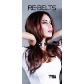Чёрный кожаный чокер-кляп Tyra Black - Rebelts - купить с доставкой в Элисте