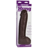 Большая насадка для трусиков Vac-U-Lock Realistic Hung - 31,7 см. - Doc Johnson - купить с доставкой в Элисте