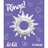 Прозрачное эрекционное кольцо Rings Cristal - Lola Games - в Элисте купить с доставкой