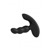 Черный силиконовый стимулятор простаты Levett Nitoc с пультом ДУ - Levett - в Элисте купить с доставкой