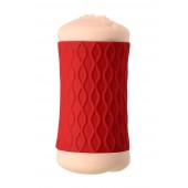 Двухсторонний мастурбатор JOS  NADIN в красном цилиндре - JOS - в Элисте купить с доставкой