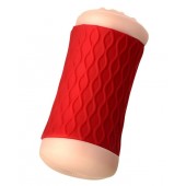 Двухсторонний мастурбатор JOS  NADIN в красном цилиндре - JOS - в Элисте купить с доставкой