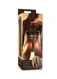 Коричневый мастубратор-вагина Nicole s Kitty - Blush Novelties - в Элисте купить с доставкой