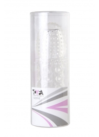 Прозрачная закрытая гелевая насадка - 13,5 см. - Toyfa Basic - в Элисте купить с доставкой