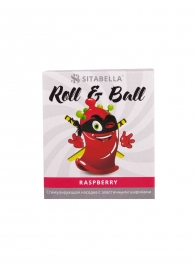 Стимулирующий презерватив-насадка Roll   Ball Raspberry - Sitabella - купить с доставкой в Элисте