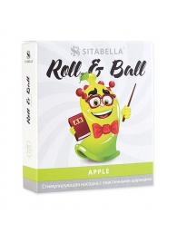 Стимулирующий презерватив-насадка Roll   Ball Apple - Sitabella - купить с доставкой в Элисте