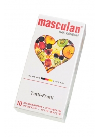 Жёлтые презервативы Masculan Ultra Tutti-Frutti с фруктовым ароматом - 10 шт. - Masculan - купить с доставкой в Элисте