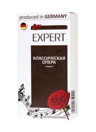 Гладкие презервативы Expert  Классическая опера  - 12 шт. - Expert - купить с доставкой в Элисте