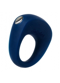 Синее эрекционное кольцо на пенис Satisfyer Ring 2 - Satisfyer - в Элисте купить с доставкой