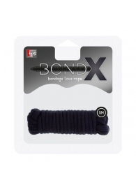 Чёрная веревка для связывания BONDX LOVE ROPE - 5 м. - Dream Toys - купить с доставкой в Элисте