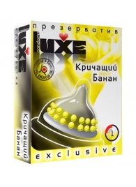 Презерватив LUXE  Exclusive  Кричащий банан  - 1 шт. - Luxe - купить с доставкой в Элисте