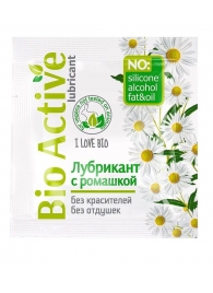 Пробник лубриканта на водной основе Bio Active - 3 гр. - Биоритм - купить с доставкой в Элисте