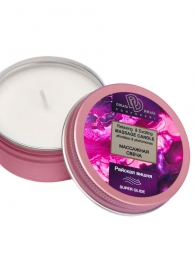 Массажная свеча  Райская вишня - БиоМед - купить с доставкой в Элисте