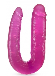 Розовый двусторонний фаллоимитатор Double Headed Dildo - 45 см. - Blush Novelties