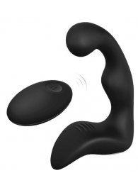 Черный вибромассажер простаты REMOTE BOOTY PLEASER - Dream Toys - в Элисте купить с доставкой