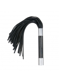 Черная плеть Easytoys Flogger With Metal Grip - 38 см. - Easy toys - купить с доставкой в Элисте