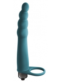 Зеленая вибронасадка для двойного проникновения Bramble - 16,5 см. - Lola Games - купить с доставкой в Элисте