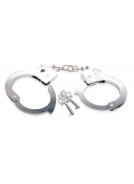 Металлические наручники Beginner s Metal Cuffs - Pipedream - купить с доставкой в Элисте