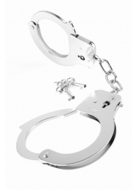 Металлические серебристые наручники Designer Metal Handcuffs - Pipedream - купить с доставкой в Элисте