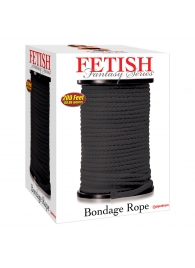 Черная веревка для связывания Bondage Rope - 60,9 м. - Pipedream - купить с доставкой в Элисте