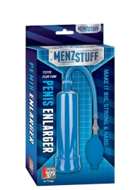 Синяя вакуумная помпа MENZSTUFF PENIS ENLARGER - Dream Toys - в Элисте купить с доставкой