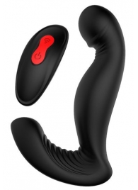 Черный вибромассажер простаты SWIRLING P-PLEASER - Dream Toys - в Элисте купить с доставкой