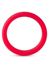 Красное эрекционное кольцо Silicone Go Pro Cock Ring - Blush Novelties - в Элисте купить с доставкой