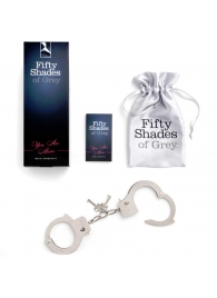 Металлические наручники Metal Handcuffs - Fifty Shades of Grey - купить с доставкой в Элисте