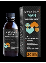 Мужской биогенный концентрат для усиления эрекции Erotic hard Man - 250 мл. - Erotic Hard - купить с доставкой в Элисте