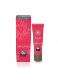 Возбуждающий интимный гель для двоих STIMULATION GEL Pomegranate   Nutmeg - 30 мл. - Shiatsu - купить с доставкой в Элисте