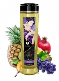 Массажное масло Libido Exotic Fruits с ароматом экзотических фруктов - 240 мл. - Shunga - купить с доставкой в Элисте