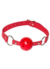 Красный кляп-шарик Firecracker - Lola Games - купить с доставкой в Элисте