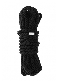 Черная веревка для шибари DELUXE BONDAGE ROPE - 5 м. - Dream Toys - купить с доставкой в Элисте