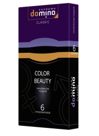 Разноцветные презервативы DOMINO Colour Beauty - 6 шт. - Domino - купить с доставкой в Элисте