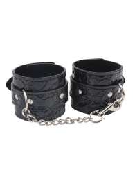 Черные наручники Be good Wrist Cuffs - Chisa - купить с доставкой в Элисте