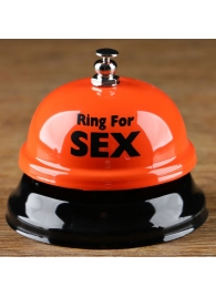 Настольный звонок RING FOR SEX - Сима-Ленд - купить с доставкой в Элисте