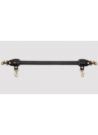 Черная распорка для ног Bound to You Faux Leather Spreader Bar - 50,8 см. - Fifty Shades of Grey - купить с доставкой в Элисте