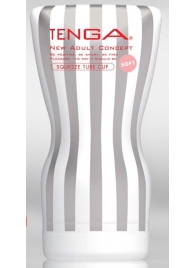 Мастурбатор TENGA Squeeze Tube Cup Soft - Tenga - в Элисте купить с доставкой