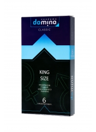 Презервативы увеличенного размера DOMINO Classic King size - 6 шт. - Domino - купить с доставкой в Элисте