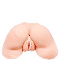 Телесная вибровагина Julie с 2 рабочими отверстиями - Baile - в Элисте купить с доставкой