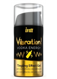 Жидкий интимный гель с эффектом вибрации Vibration! Vodka Energy - 15 мл. - INTT - купить с доставкой в Элисте