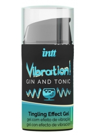 Жидкий интимный гель с эффектом вибрации Vibration! Gin   Tonic - 15 мл. - INTT - купить с доставкой в Элисте