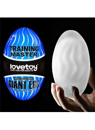 Мастурбатор-яйцо Giant Egg Climax Spirals Edition - Lovetoy - в Элисте купить с доставкой